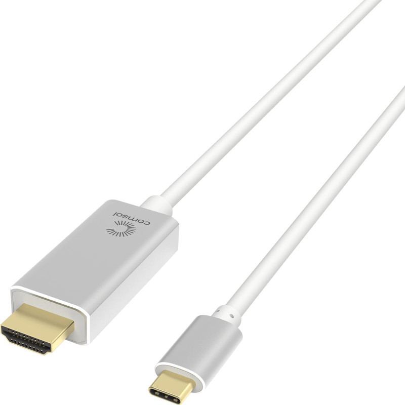 Comsol 3m USB-C Male to HDMI Male Cable 4K