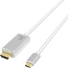 Comsol 3m USB-C Male to HDMI Male Cable 4K