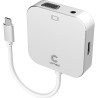 USB-C to HDMI + VGA + USB3.0 + 3.5mm Audio Adapter
