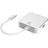 USB-C to HDMI + VGA + USB3.0 + 3.5mm Audio Adapter