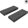 USB-C Windows DP-Alt Triple 4K HDMI Docking Station with 120W AC Adapter