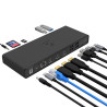 USB-C Windows DP-Alt Triple 4K HDMI Docking Station with 120W AC Adapter
