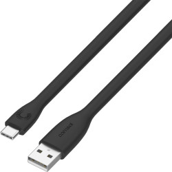 Comsol USB-A to USB-C Cable Silicone 25cm Black