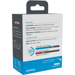 Comsol 20W USB-C Wall Charger