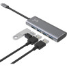 USB-C to 4 Port USB-A 3.0 Hub