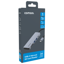 Comsol USB-C Hub 3 Port with SD Card Reader