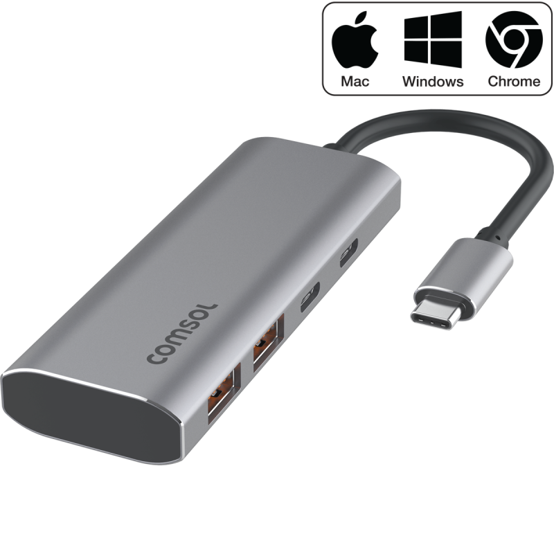 Comsol USB-C 4 Port Hub 10Gbps