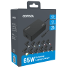 Comsol 65W Universal Laptop Charger with 11 Tips