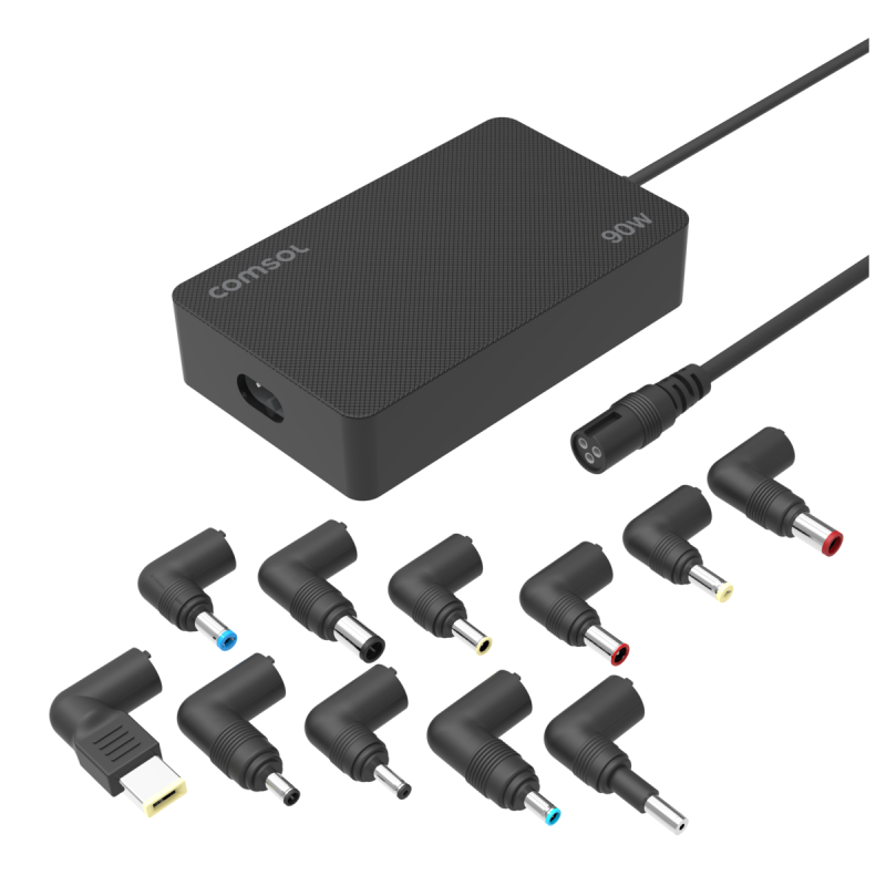 Comsol 90W Universal Laptop Charger with 11 Tips