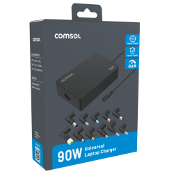 Comsol 90W Universal Laptop Charger with 11 Tips
