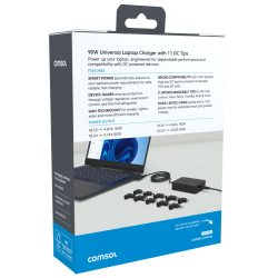 Comsol 90W Universal Laptop Charger with 11 Tips