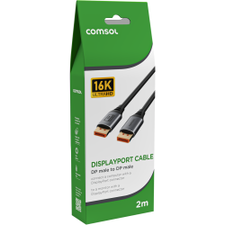 2m DisplayPort Male to Male Cable v2.1a 16K