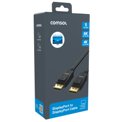 Comsol 5m DisplayPort Male to Male Cable v1.4 8K