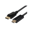 2mtr DisplayPort Male to HDMI Male Cable