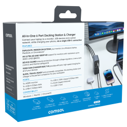 Comsol USB-C 4K HDMI Power Docking Station 100W