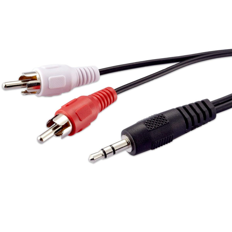 5mtr 3.5mm Stereo Male to 2 x RCA Male Audio Cable