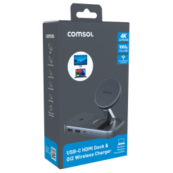 Comsol USB-C 4K HDMI Qi2 Docking Station