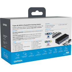 Comsol Triple Monitor USB-C 14 Port Docking Station