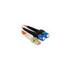 1mtr LC-SC Multi-Mode Duplex Fibre Patch Cable LSZH 62.5/125 OM1