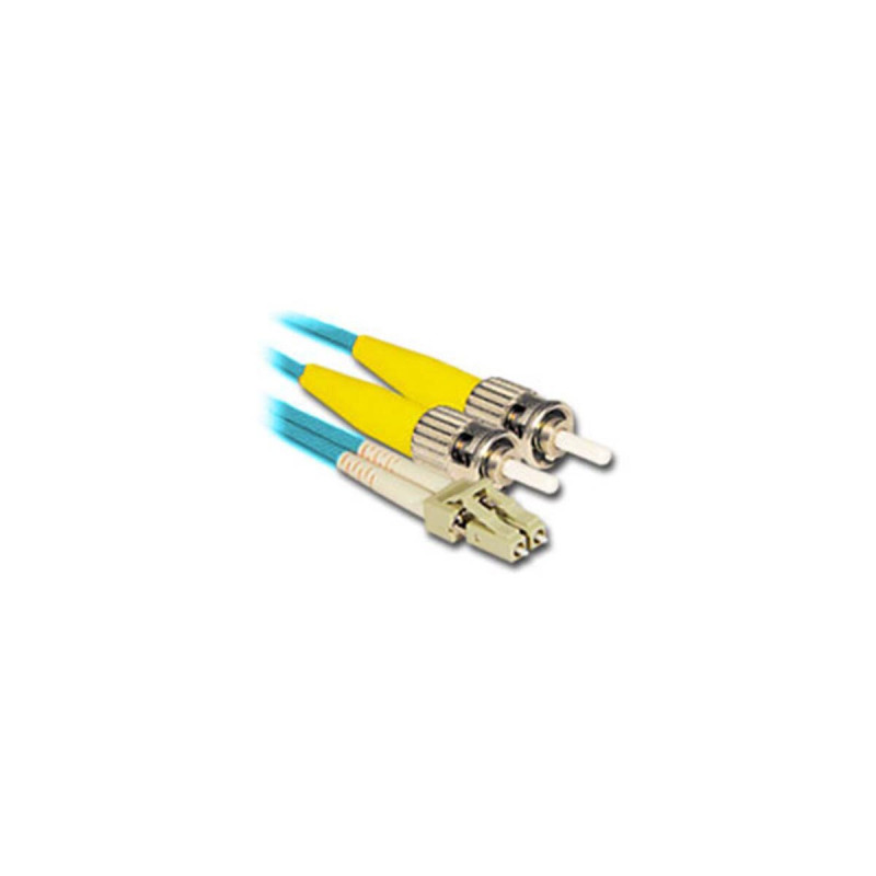 2mtr LC-ST Multi-Mode Duplex Fibre Patch Cable LSZH 50/125 OM3