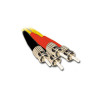 1mtr ST-ST Single-Mode Duplex Fibre Patch Cable LSZH 9/125 OS2