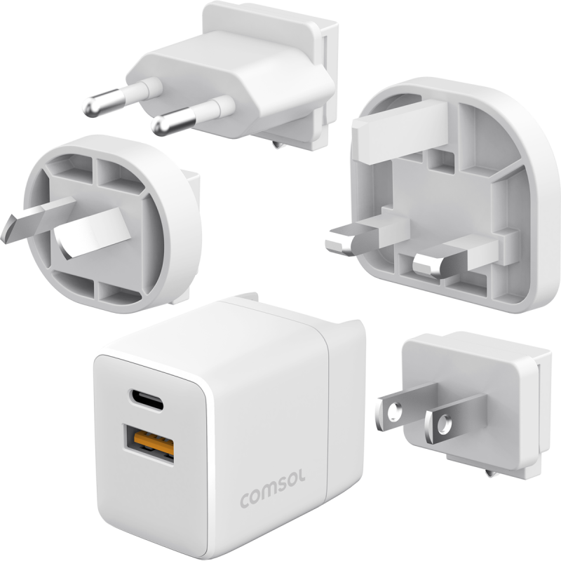 Comsol 35W 2 Port USB GaN Travel Fast Charger