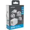 Comsol 35W 2 Port USB GaN Travel Fast Charger