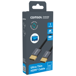 Comsol 1m Ultra Soft HDMI Cable Silicone + Fabric