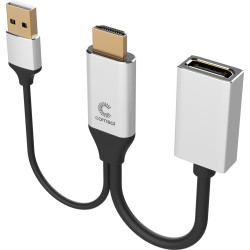 HDMI Male to DisplayPort Female Adapter 4K60Hz