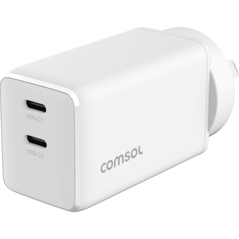 Comsol 60W 2 Port USB-C GaN Fast Charger