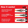 1m IEC LOCK Power Cable IEC-C20(M) to IEC-C19(F) Black