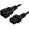 2m IEC LOCK Power Cable IEC-C20(M) to IEC-C19(F) Black