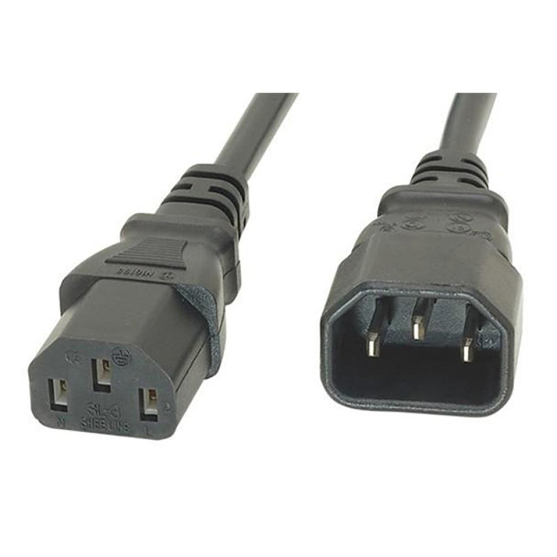 0.5mtr Power Extension Cable IEC-C13(F) - IEC-C14(M)