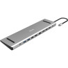 Klik USB-C Windows Laptop Stand &amp Triple 4K HDMI Multi-Port Adapter