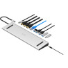 Klik USB-C Windows Laptop Stand &amp Triple 4K HDMI Multi-Port Adapter