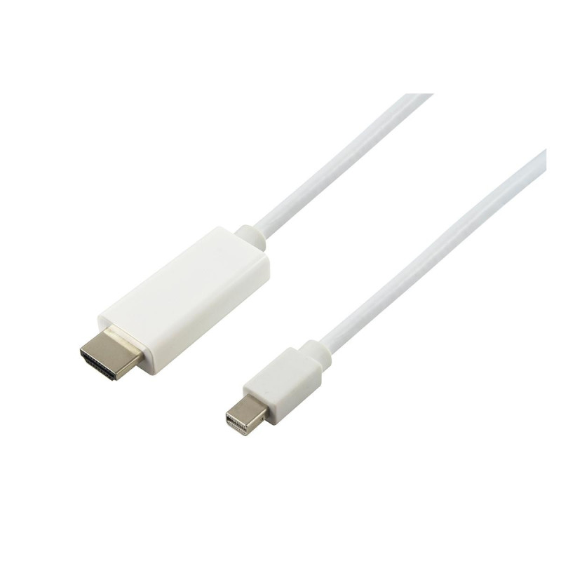 1mtr Mini DisplayPort Male to HDMI Male 4K@60Hz Active Cable