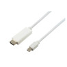 1mtr Mini DisplayPort Male to HDMI Male Cable