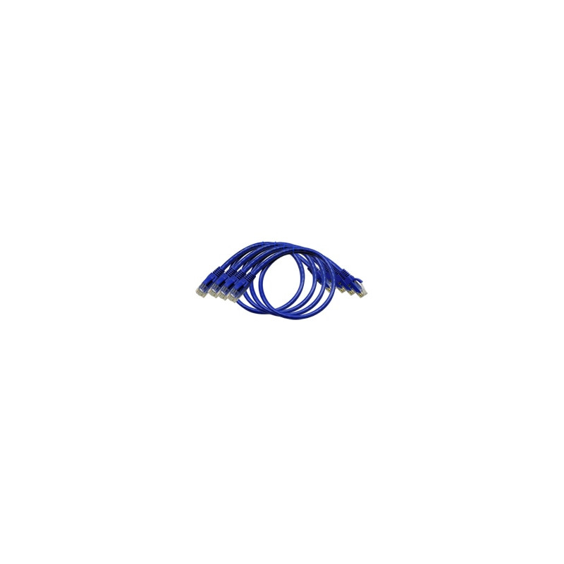 3mtr RJ45 Cat 5e Patch Cable - Blue 12 Multi-Pack
