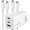 Comsol 67W USB GaN Charger with 2 x USB-C Cables