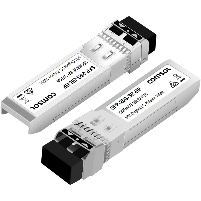 HP and Aruba Compatible SFP28 25GBASE-SR Multi-Mode Duplex LC 850nm 100M