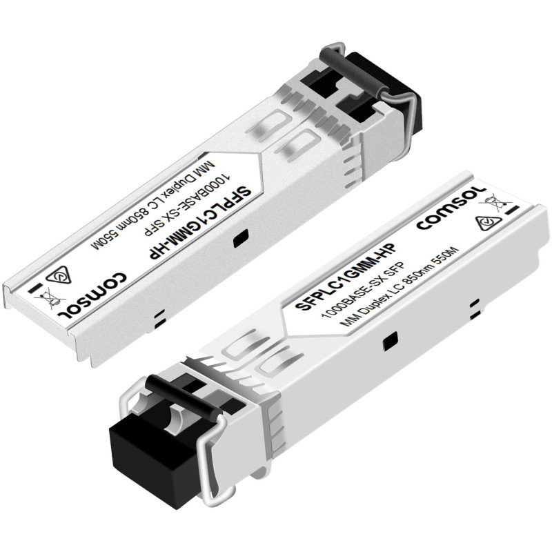 HP and Arubra Compatible Gigabit Fibre 1000BASE-SX SFP Transceiver Module - Multi-Mode Duplex LC 850nm to 550mtr