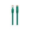 50cm 40GbE Cat 8 S/FTP Shielded Patch Cable LSZH - Green